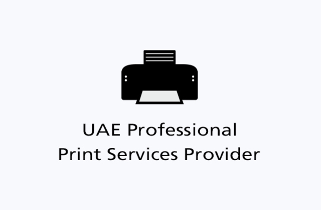 UAE Professional Print Services Provider