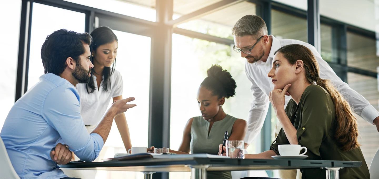 Persons on a meeting room